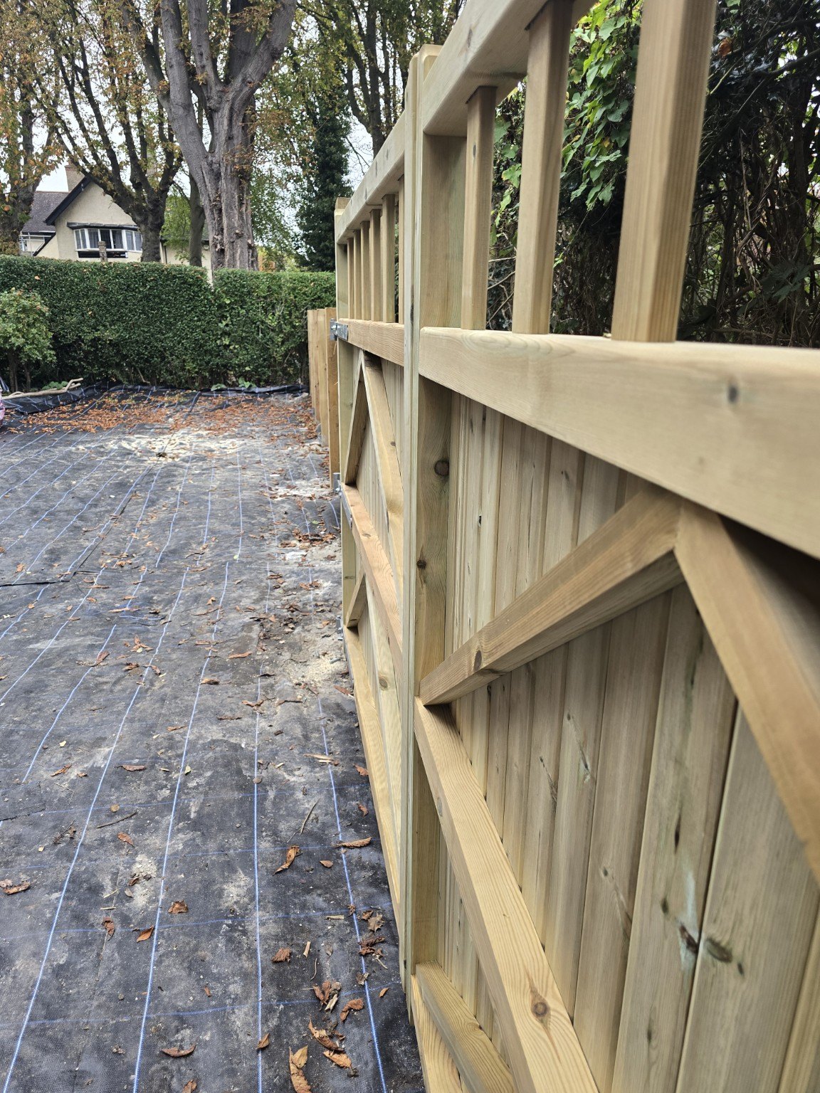 Timber Gate Detail by D Lawson Joinery